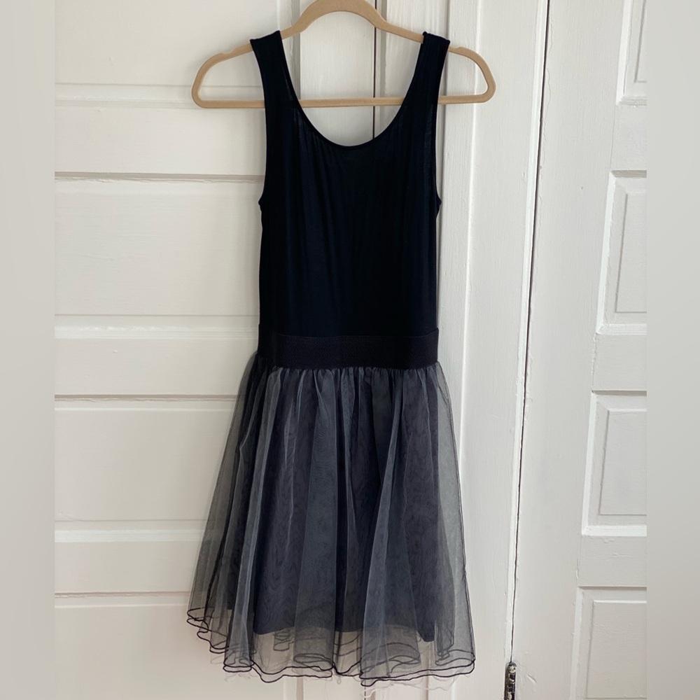Mystree Black Sheer Sleeveless Top